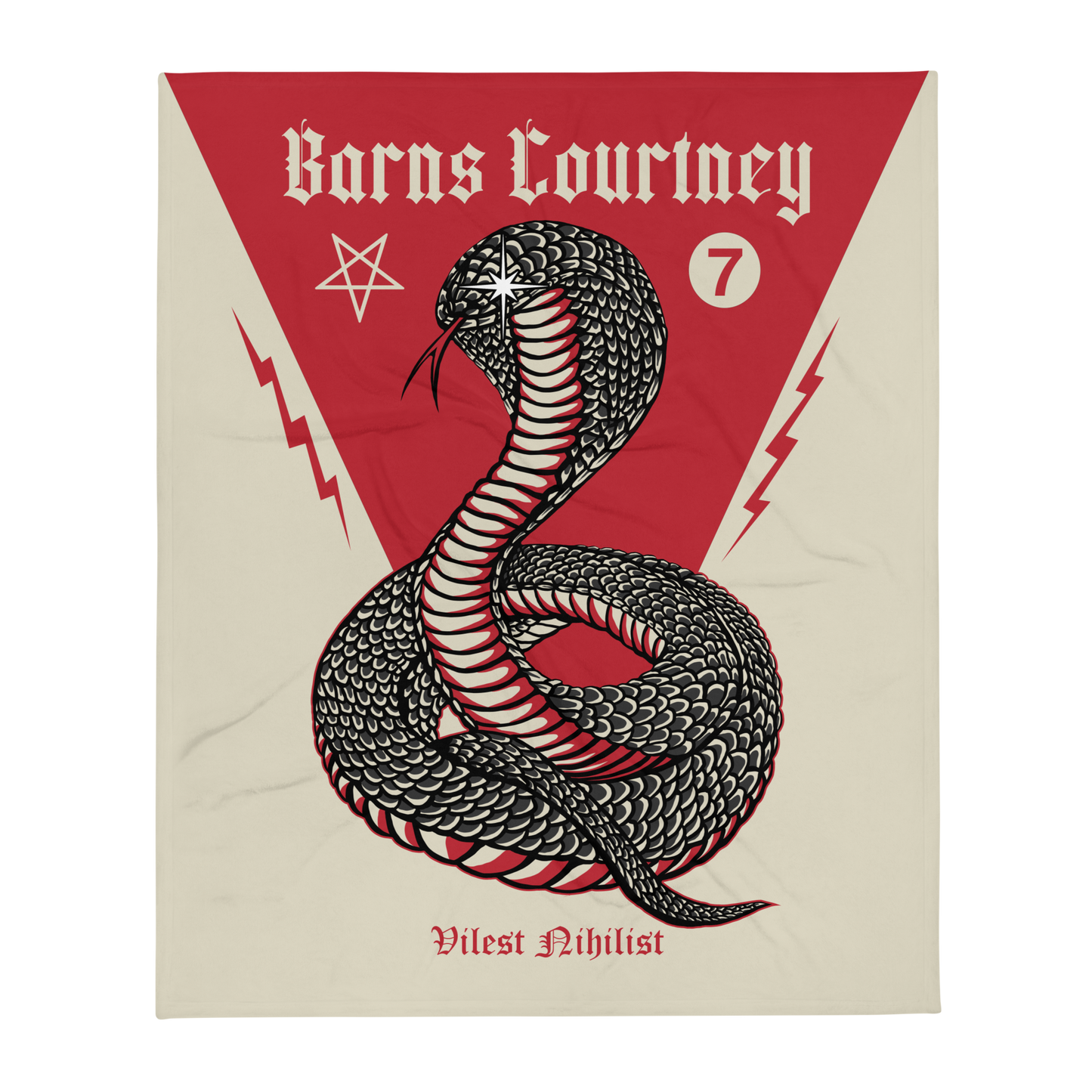 Cobra Throw Blanket